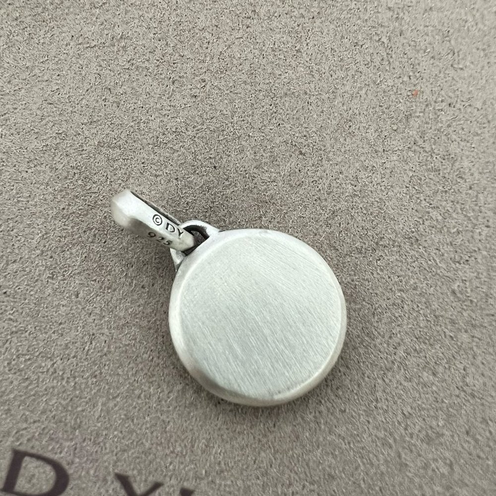 David Yurman Silver Yin Yang Pendant - Picture 5 of 6